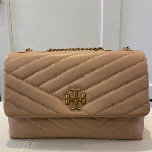 Tory Burch Kira Chevron Convertible Shoulder Bag Devon Sand